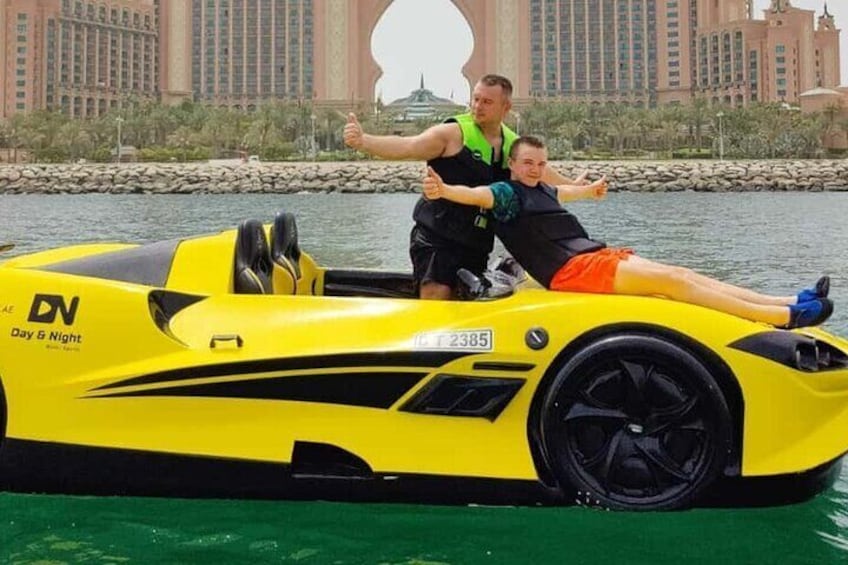 Jet Car Dubai Sky Rockets on Wheels with Transfers Option