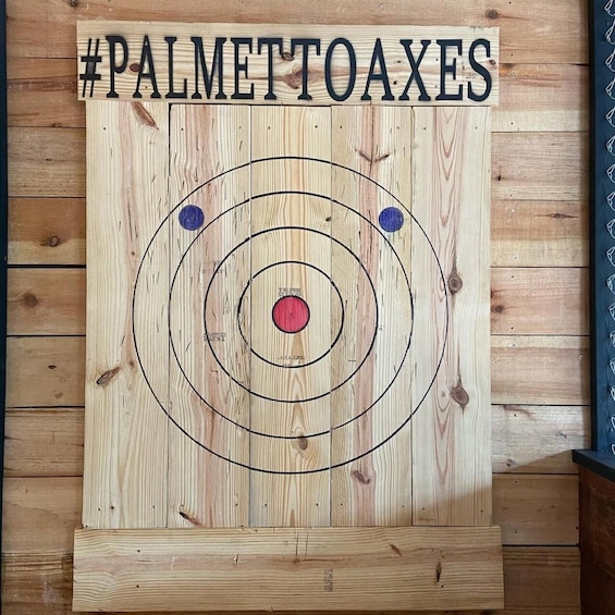 Picture 5 for Activity Bluffton: Axe Throwing Experience with Drinks and Snacks