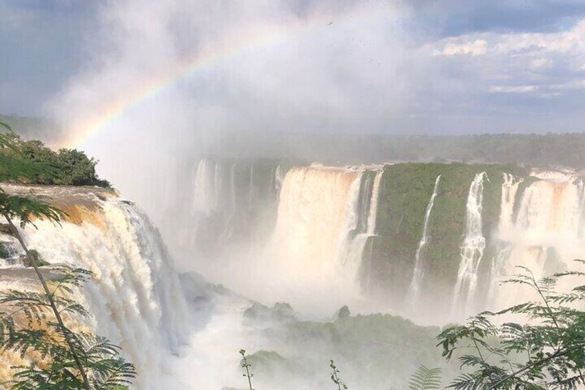 Waterfalls Brazil and Argentina on the same day
