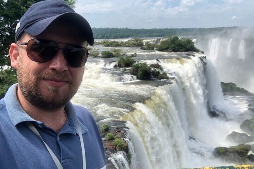 Waterfalls Brazil and Argentina on the same day