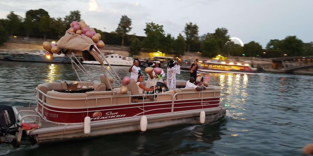 Picture 1 for Activity Paris: Private pontoon boat cruise on the Seine