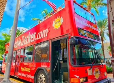 Miami: Hop-on Hop-off Bus Tour with Boat Cruise