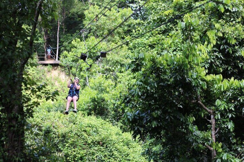 Damajagua Waterfalls, Zipline with Lunch and Transfer