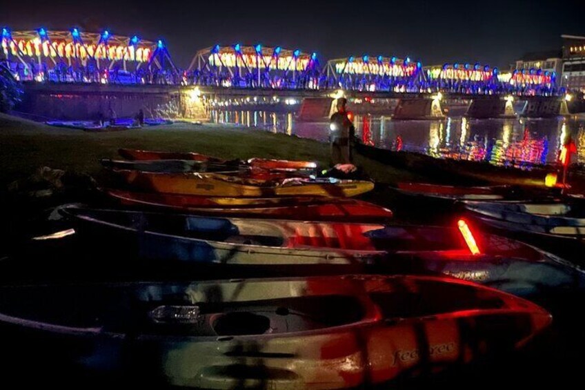 Chiang Mai Night Light Kayaking