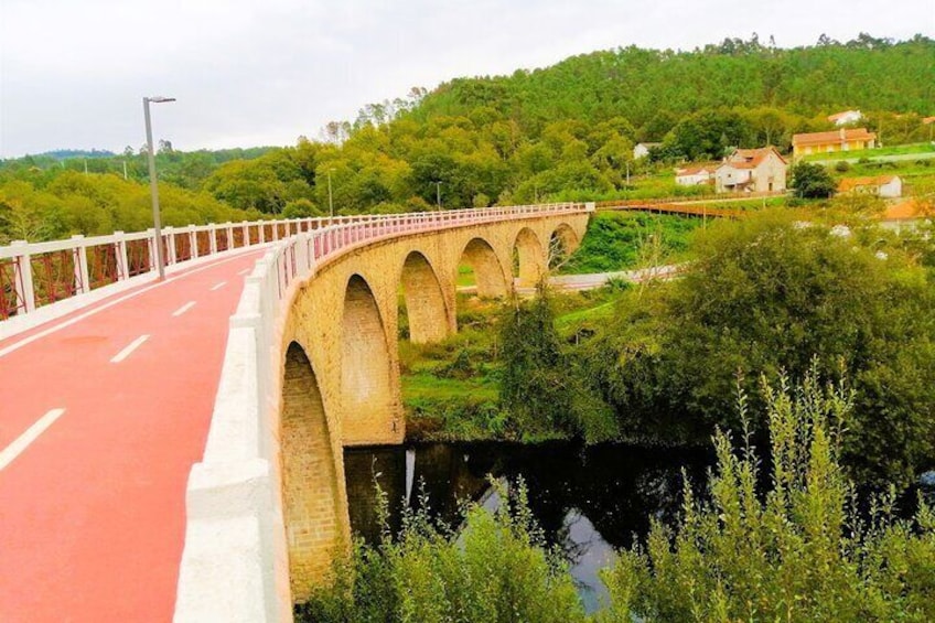 Cycling Ecopista of Vouga, full-day from Coimbra