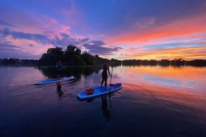 trips to orlando florida universal studios Sunset Clear Kayak or Clear Paddleboard in Orlando