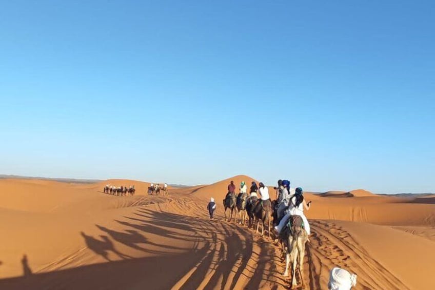  Marrakesh to Fez 3-Day with Overnight merzouga Desert Camping