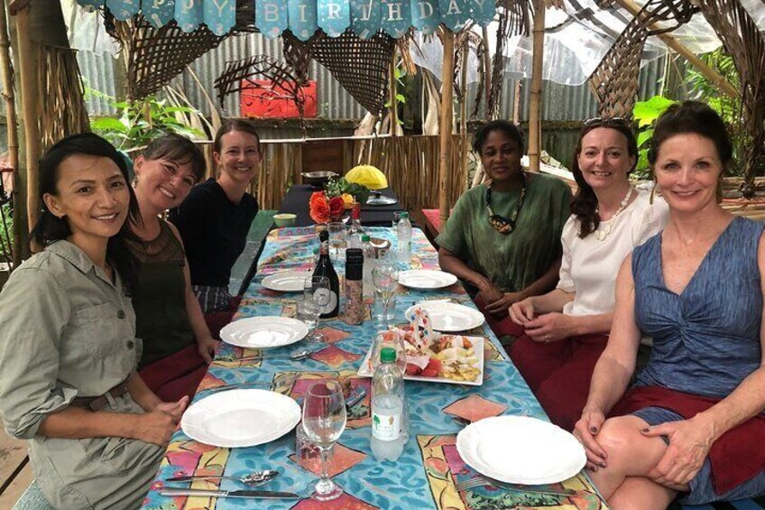 Dinner in the Secret Garden of Guyana with The Singing Chef 