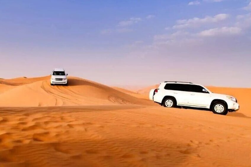 Red Dune Safari with 4x4 Pick up and Camel Ride plus BBQ