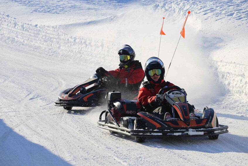 Saariselkä: Ice Karting Experience