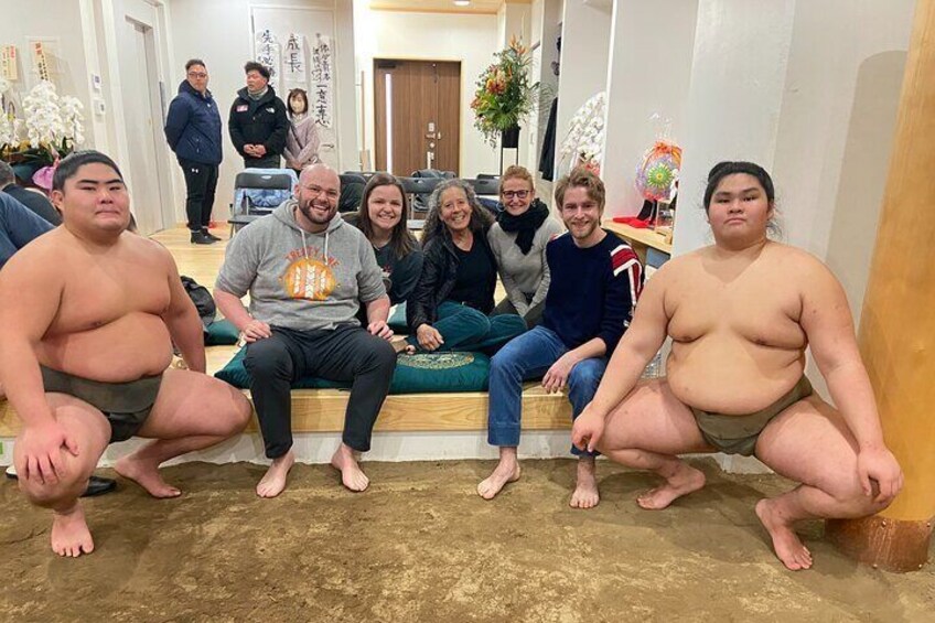 Tokyo VIP Sumo Practice & Chanko Lunch with Sumo wrestler