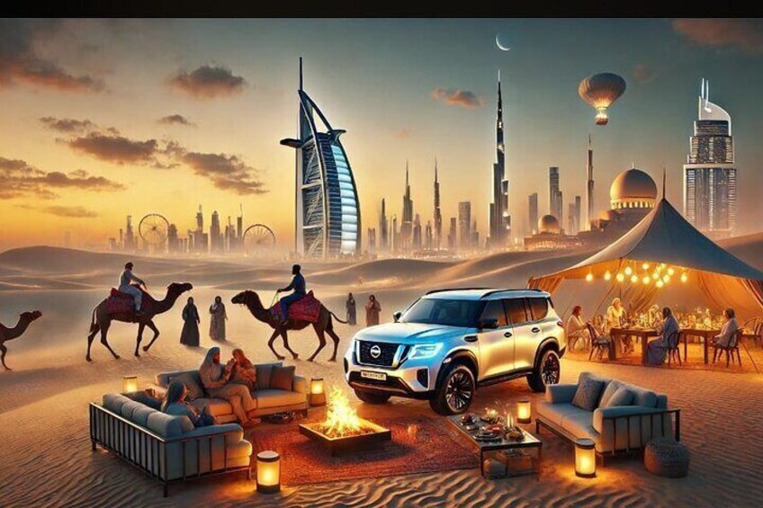 Private Desert Safari with BBQ Dinner and Live shows in Dubai