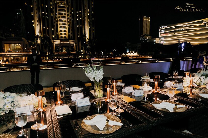 Opulence Chao Phraya River Luxury Dinner Cruise from ICONSIAM
