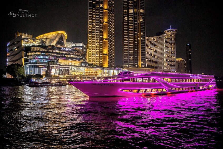 Opulence Chao Phraya River Luxury Dinner Cruise from ICONSIAM