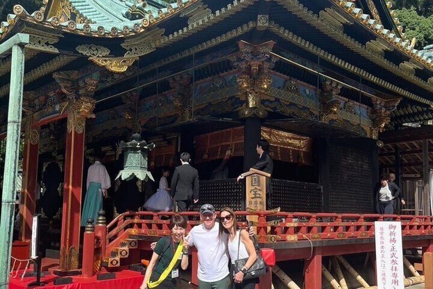 At Kunozan Toshogu Shrine