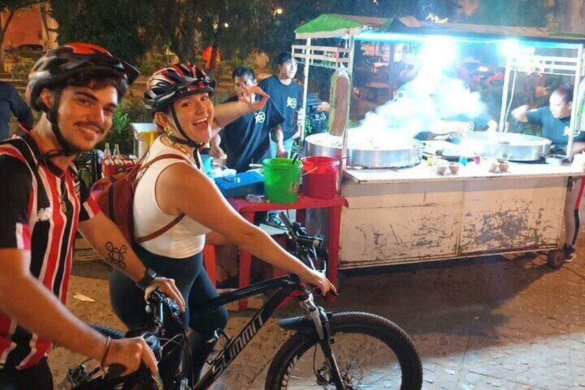 Taco Tour in Oaxaca Trying Your Bike Street Food