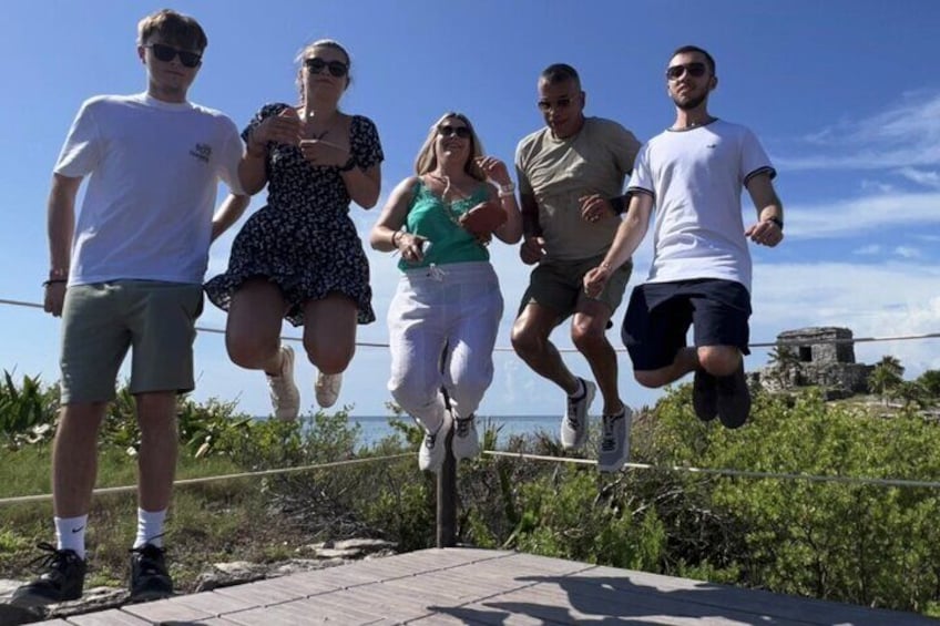 VW Beetle Tour Swim with Turtles and Visit Tulum Ruins and Town