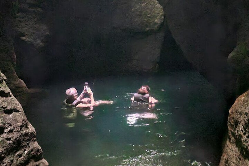 Swimming at the titou gorge