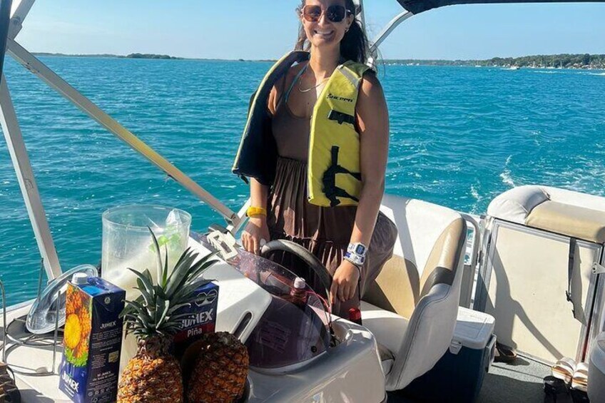 Bacalar Seven Colors Lagoon Boat Tour