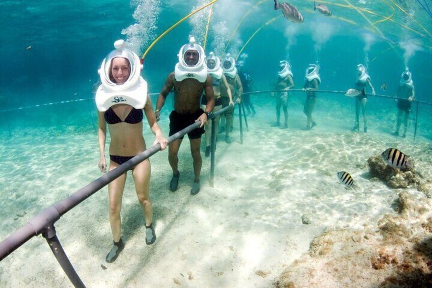 St Maarten SeaTrek and Snorkeling Adventure