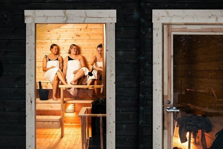 Rovaniemi Sauna World with a Hot Tub, Jacuzzi and Cold Pool