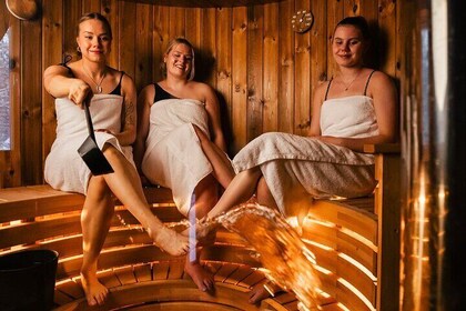 Rovaniemi Sauna World with a Hot Tub, Jacuzzi and Cold Pool