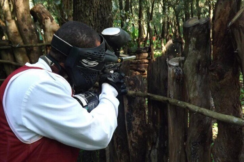 Paintball session at AKRO PARK