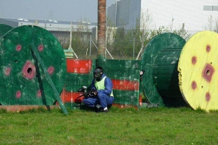 Paintball session at AKRO PARK