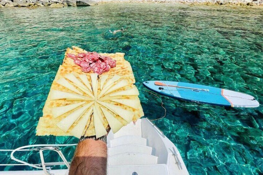 Porto Conte Half-day catamaran tour with aperitif