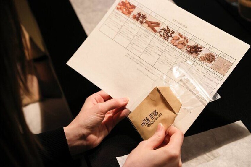 Kyoto Incense Experience at the Imperial Household temple