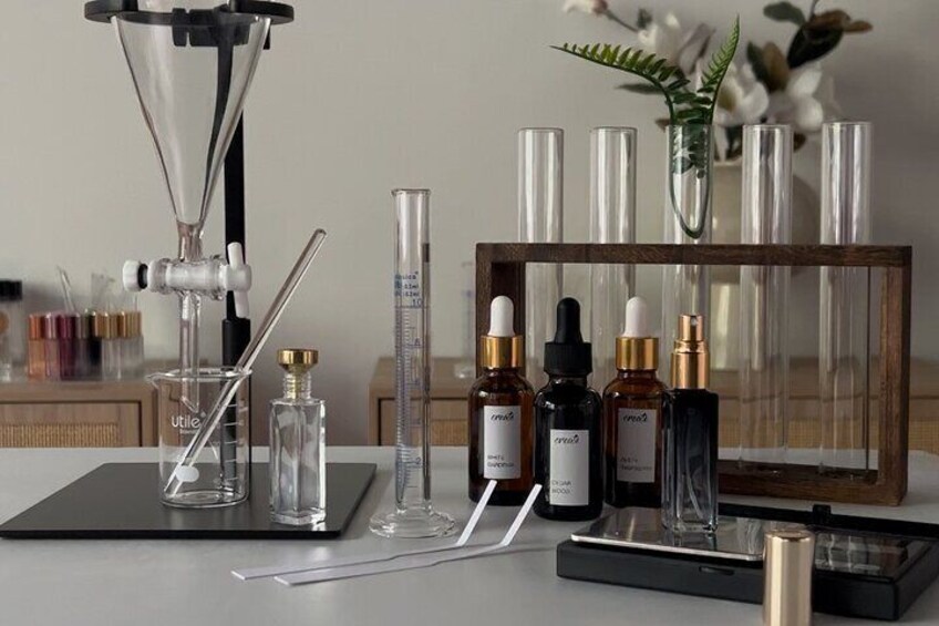 Learn to formulate and blend fragrance notes to make a custom perfume just for yourself.