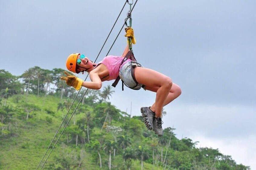  Zipline, Horse, Buggy and Macao Beach, Water Cave with Lunch
