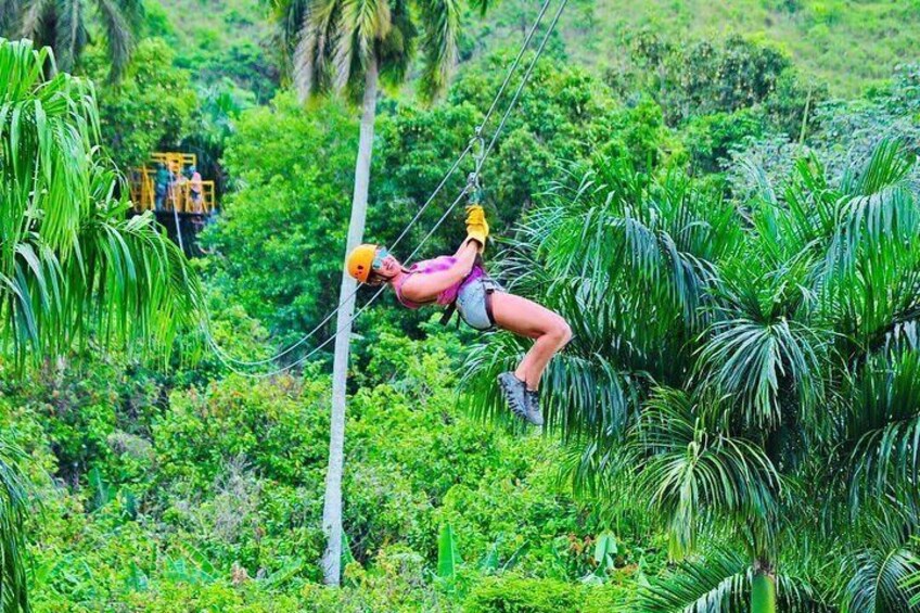  Zipline, Horse, Buggy and Macao Beach, Water Cave with Lunch