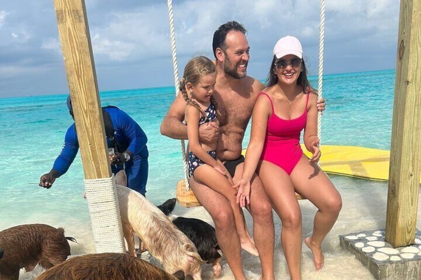 All Inclusive Pig Encounter, Snorkeling, Turtles, Lunch & Beach