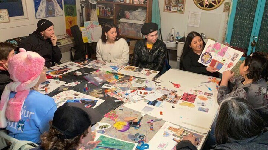 Interactive art workshop with art therapist Lissa Masters, Ph.D.