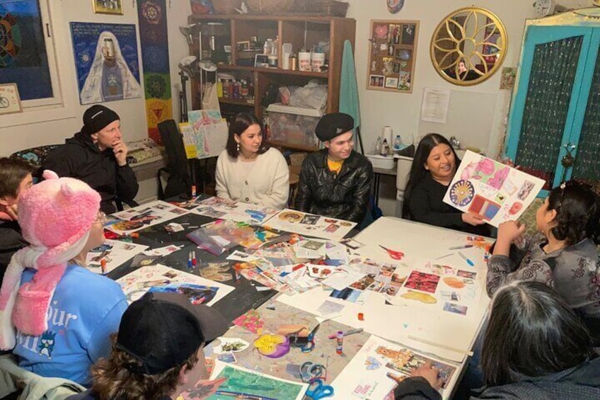 Interactive art workshop with art therapist Lissa Masters, Ph.D.