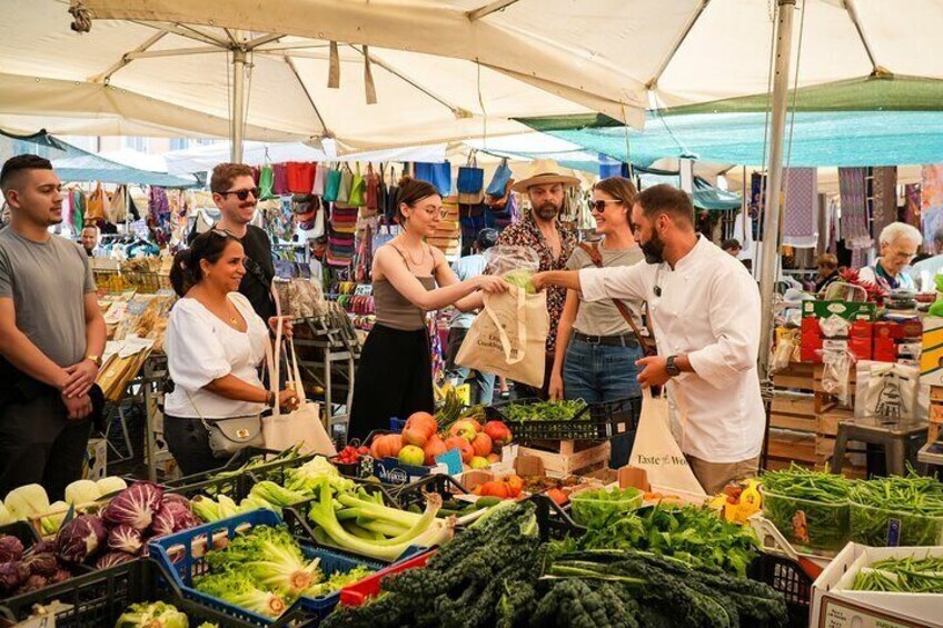 Farmer's Market and Pasta Making with Italian Wine