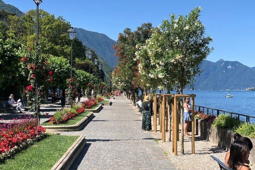 Lake Como Orrido di Bellano and audio guide of the lake