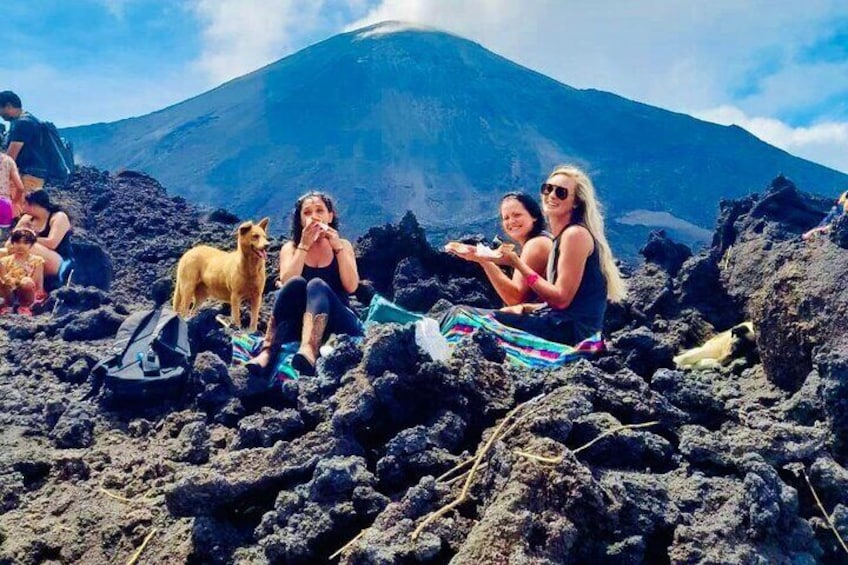 Puerto Quetzal Pacaya Volcano Horseback Ride with Lava Pizza