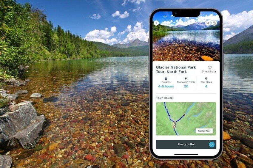 Glacier National Park North Fork Audio Tour Guide