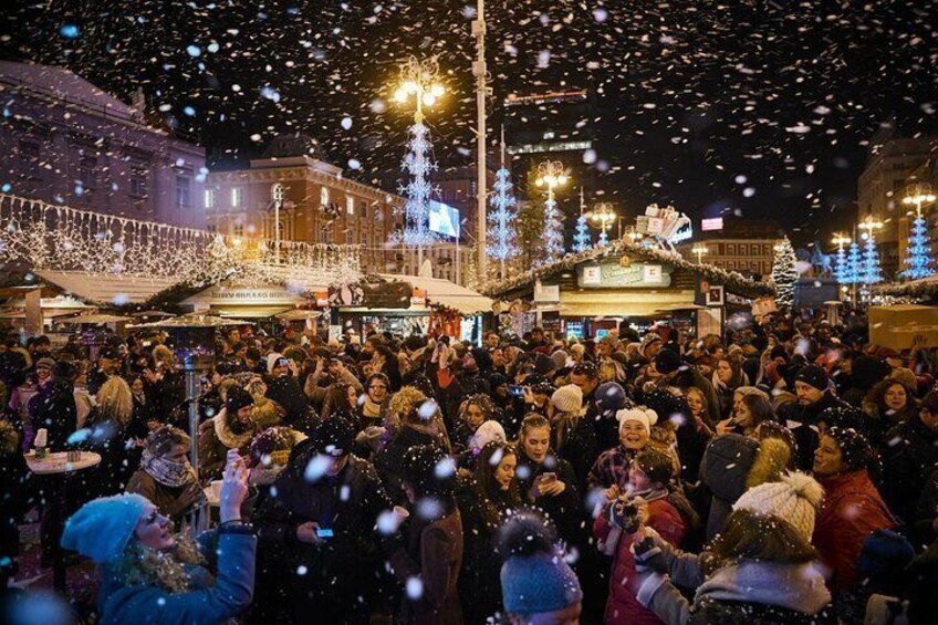 Zagreb Christmas Market Private Tour from Ljubljana