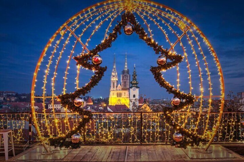 Zagreb Christmas Market Private Tour from Ljubljana