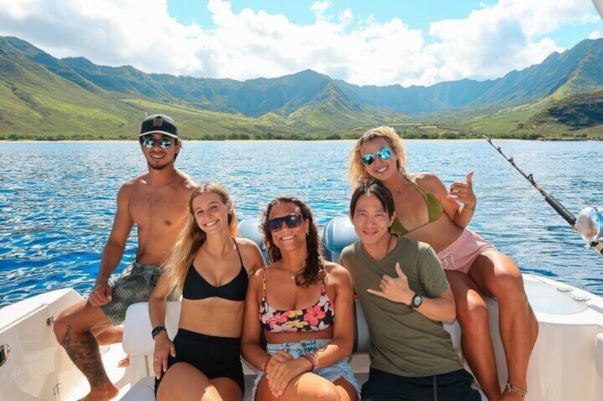 Enjoy a semi-private whale watching tour in West Oahu.