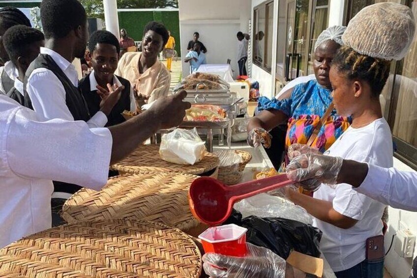 Ghanaian Food Tasting Experience with Music and Drinks