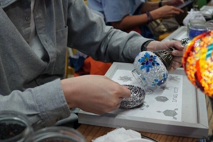 Traditional Turkish Mosaic Lamp and Candle Holder Workshop