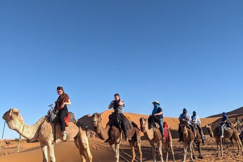 3 day round Trip to Merzouga Desert and camel trek in Marrakech