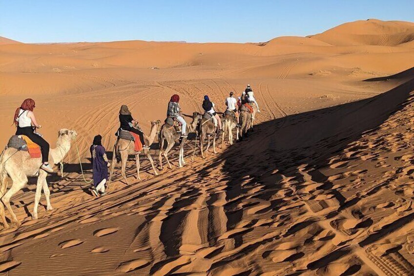 From Marrakech: 3 Day Round Trip To Merzouga Desert & Camel Trek 