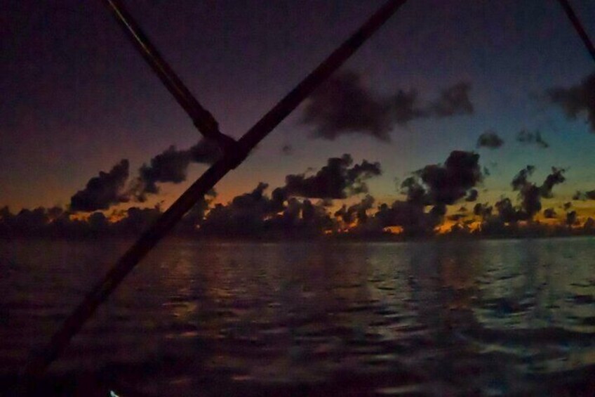 Magical Sunrise on Private Pontoon at the Natural Aquarium