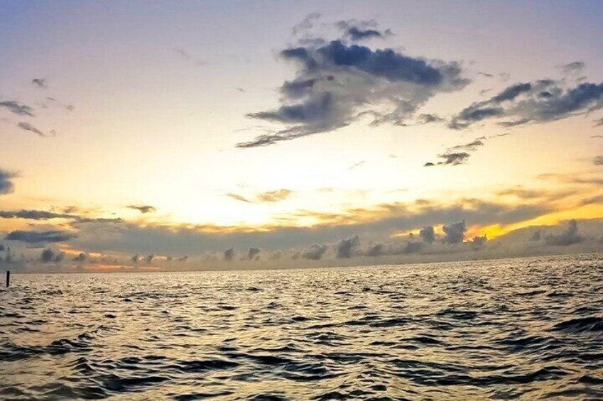 Magical Sunrise on Private Pontoon at the Natural Aquarium