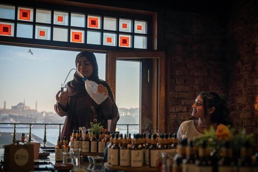 Istanbul Perfume Making Workshop with Bosphorus View